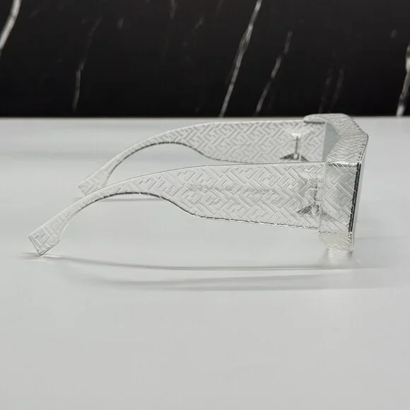 NEW FENDI GREY SUNGLASSES UNISEX EYEWEAR FENDI FE40128I 26C Fendi Lab FE40128I 26CTransparent Shield Sunglasses(unisex  main image 3